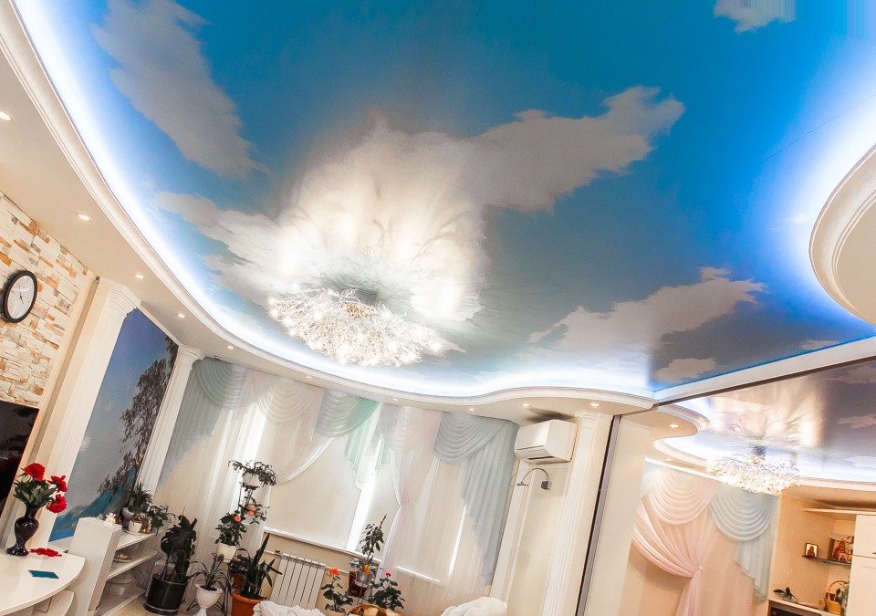 Заказать потолок с фотопечатью в г. Абдулино